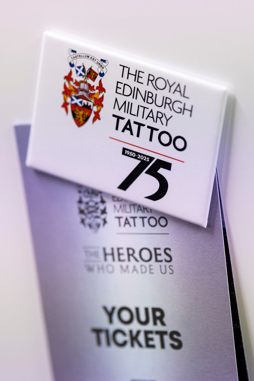 THE ROYAL EDINBURGH MILITARY TATTOO 75 SOUVENIR MAGNET