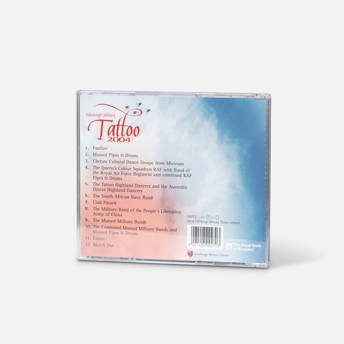 THE ROYAL EDINBURGH MILITARY TATTOO 2004 CD