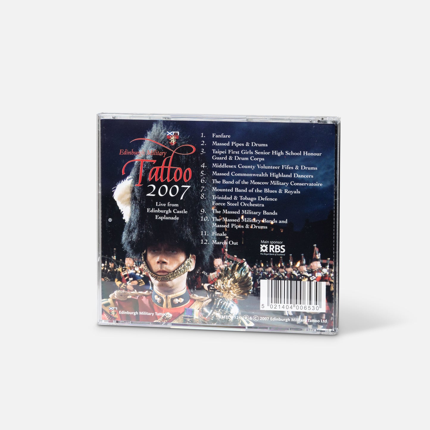 THE ROYAL EDINBURGH MILITARY TATTOO 2007 CD