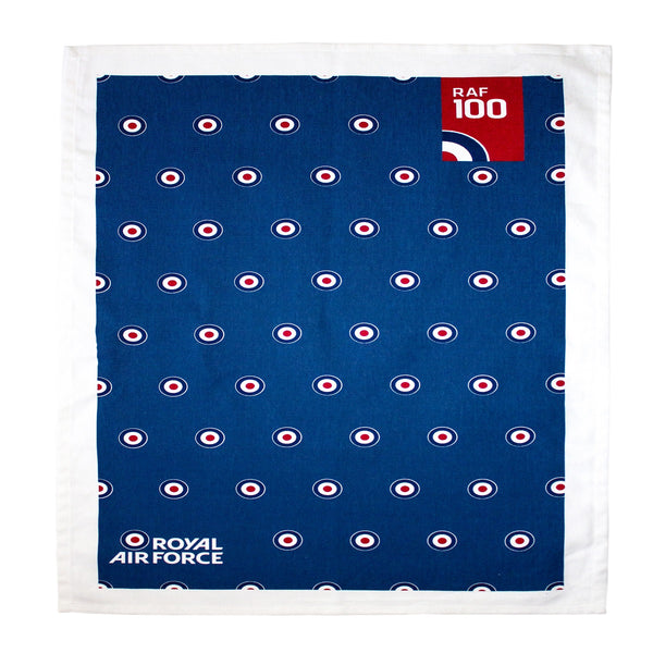 RAF100 Circles Tea Towel
