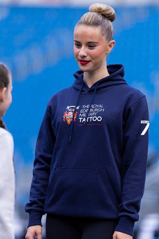 THE ROYAL EDINBURGH MILITARY TATTOO NAVY 75 HOODIE