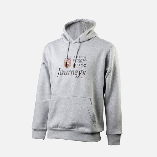 THE ROYAL EDINBURGH MILITARY TATTOO GREY JOURNEYS HOODIE