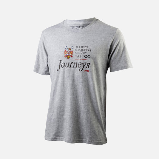 THE ROYAL EDINBURGH MILITARY TATTOO GREY JOURNEYS T-SHIRT