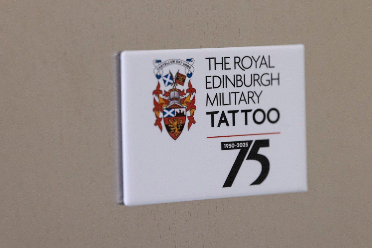 THE ROYAL EDINBURGH MILITARY TATTOO 75 SOUVENIR MAGNET