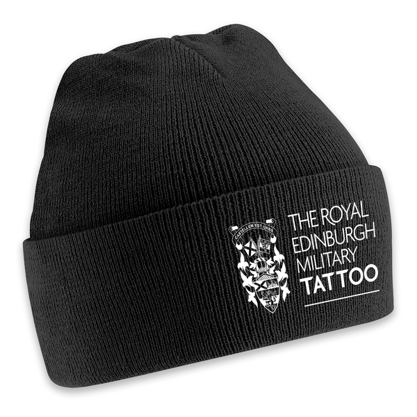 The Royal Edinburgh Military Tattoo Embroidered Beanie - Black
