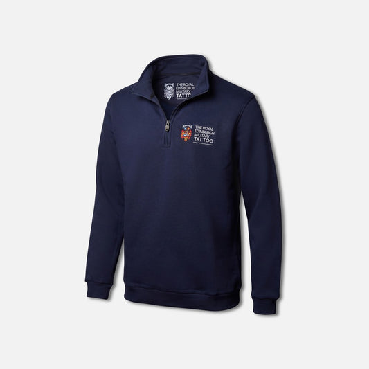 QUARTER ZIP SWEATER