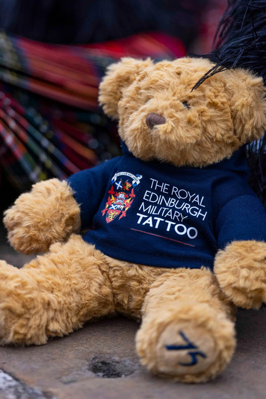 THE ROYAL EDINBURGH MILITARY TATTOO 75TH ANNIVERSARY TEDDY BEAR LIMITED EDITION