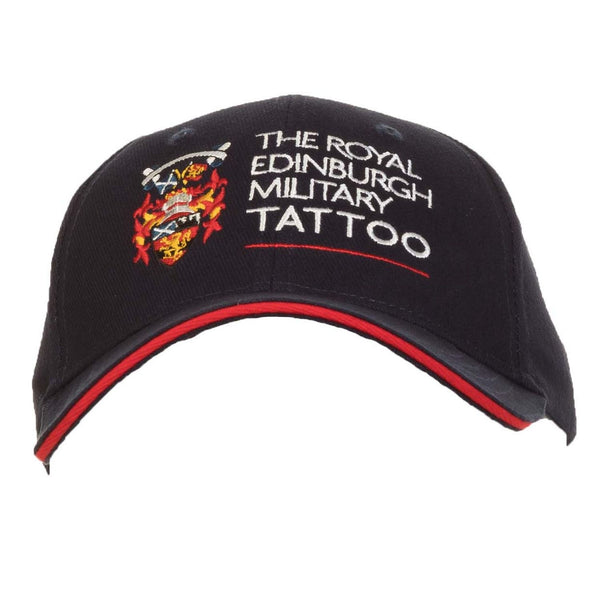 The Royal Edinburgh Military Tattoo Tipped Cap - Navy/Red